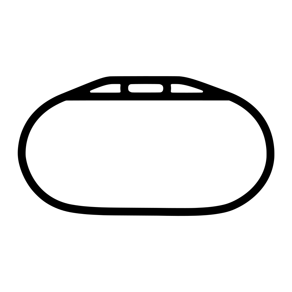 Atlanta Motor Speedway Oval Decal