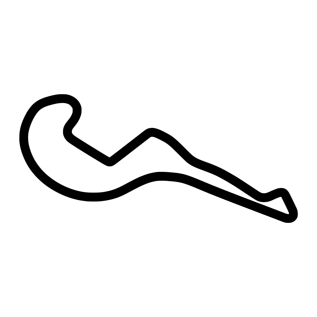 Atlanta Motorsports Park Course Variant 3 Decal