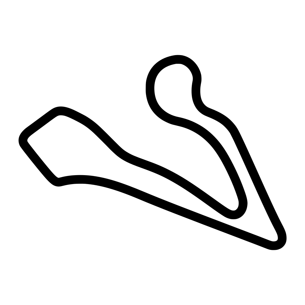 Atlanta Motorsports Park Course Variant 4 Decal