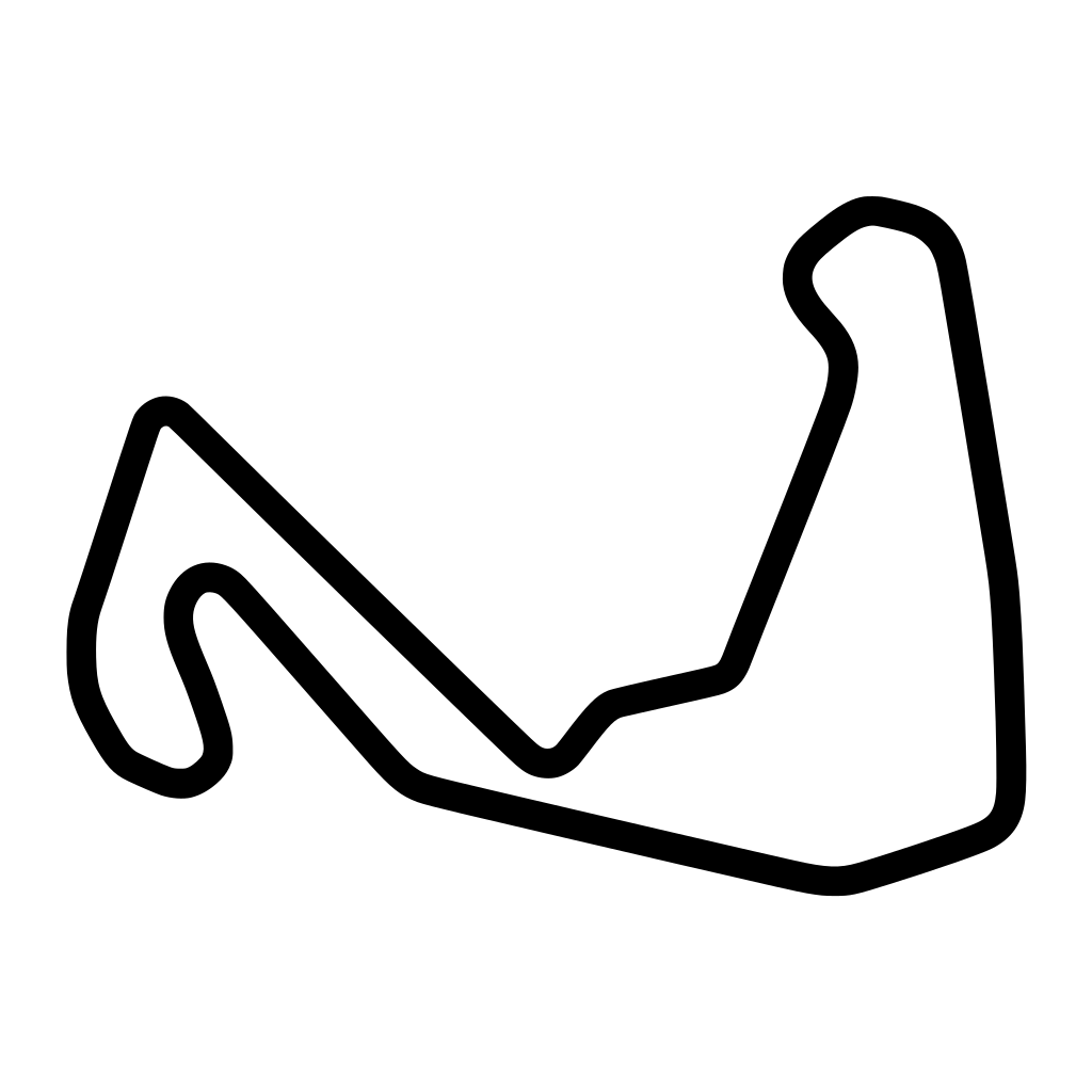 Carolina Motorsports Park Full Course Decal
