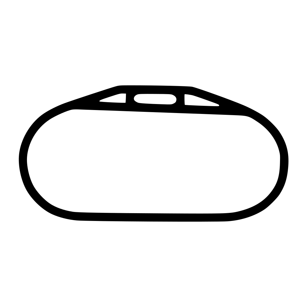 Charlotte Motor Speedway Oval Decal