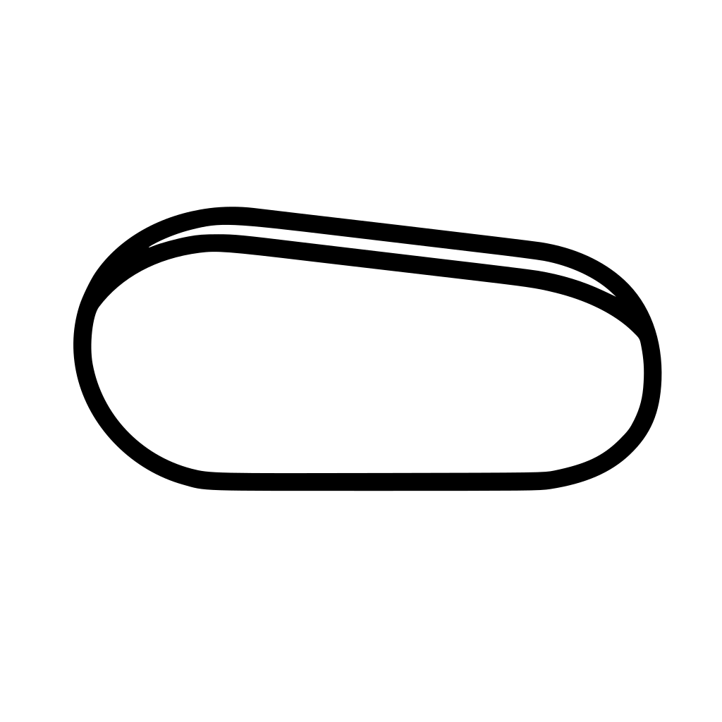 Darlington Raceway Oval Decal