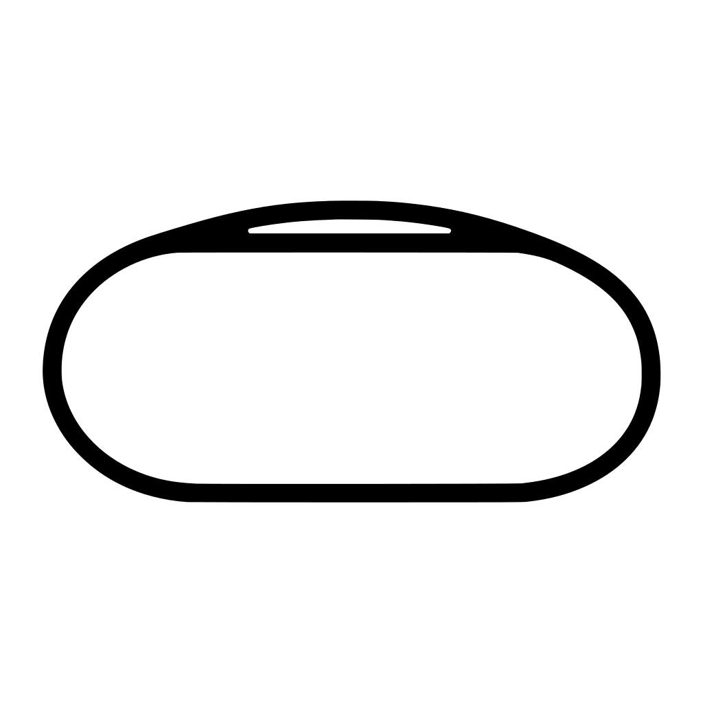 Michigan International Speedway Tri-Oval Decal