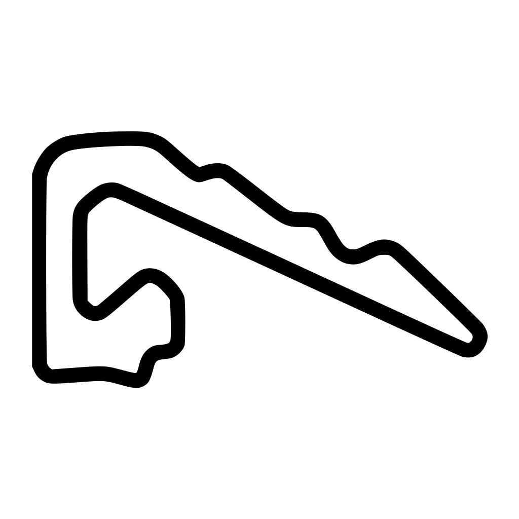 The Podium Club Outer Course with Chicane Decal