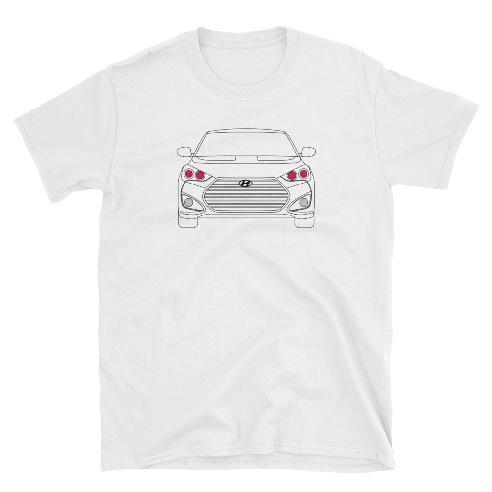 Line Art Veloster T-Shirt (no fill color)