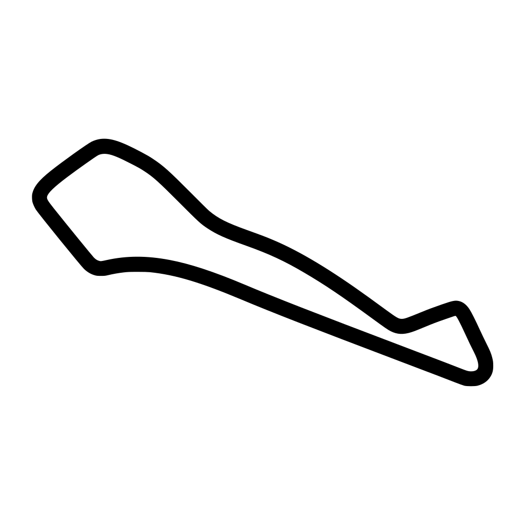 Atlanta Motorsports Park Course Variant 2 Decal