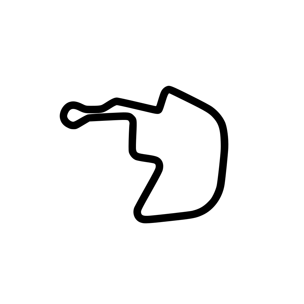Brainerd International Raceway Competition Course Decal