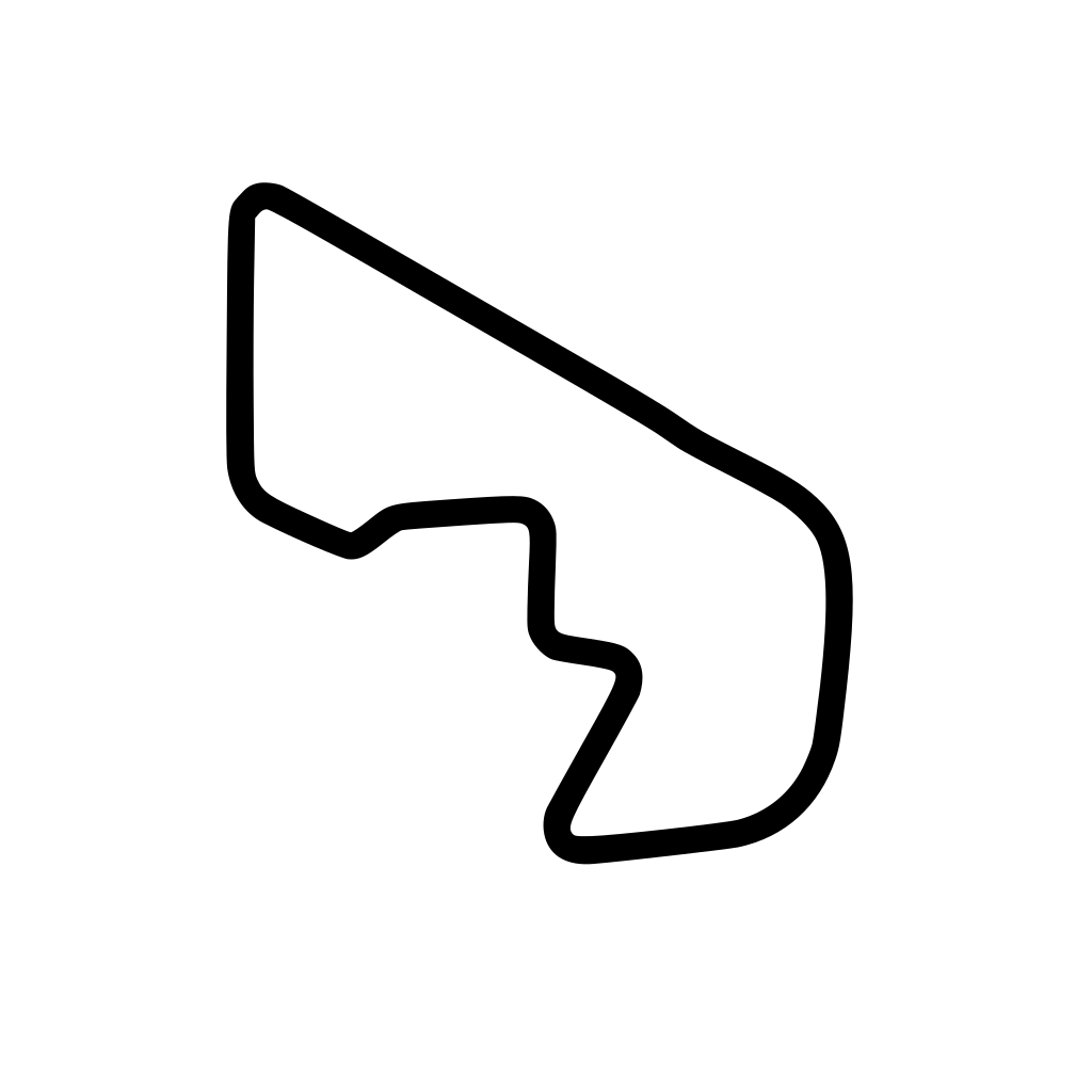 Brainerd Int'l Raceway Donnybrooke Course Decal