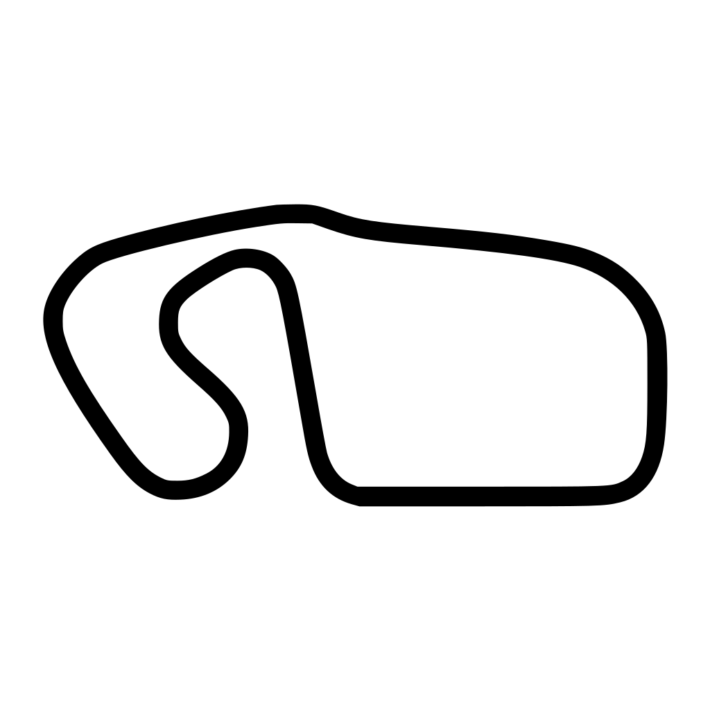 Charlotte Motor Speedway Short Infield Course Decal