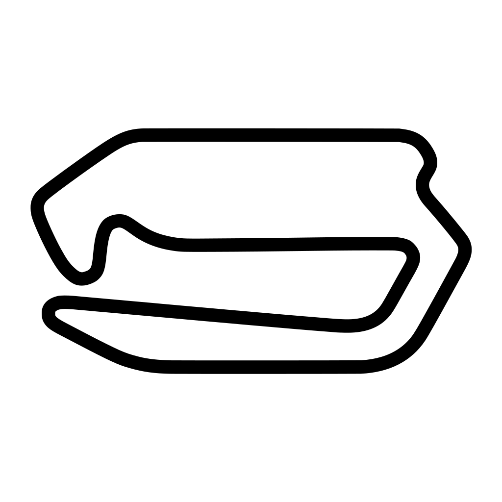 Homestead Miami Speedway Roval Course Decal