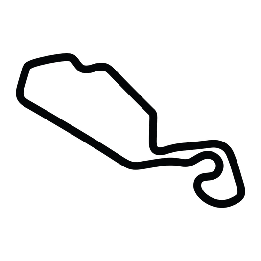 New Jersey Motorsports Park Thunderbolt with Both Chicanes Decal