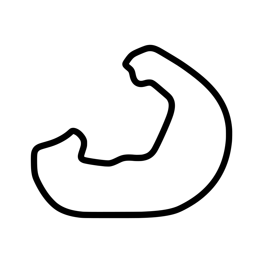 Pocono Int'l Raceway South Option 1 Course Decal