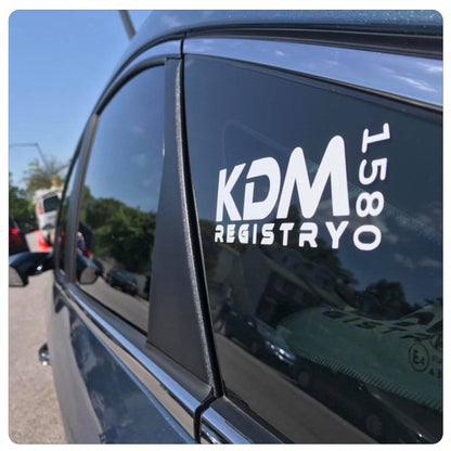 KDM Registry Sticker