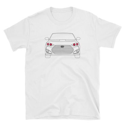 Line Art Veloster T-Shirt (no fill color)